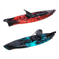 Top Quality Boat Factory Customized Color Imported PE Single Person 1 Seater Sit on Top Small Kayak With Motor